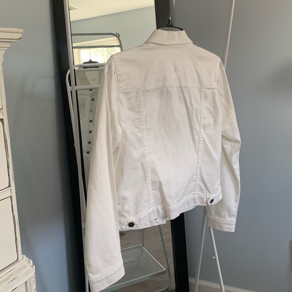 White jean jacket - Picture 3 of 4